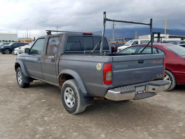 1N6ED27TXYC421270 - 2000 NISSAN FRONTIER C GRAY photo 3