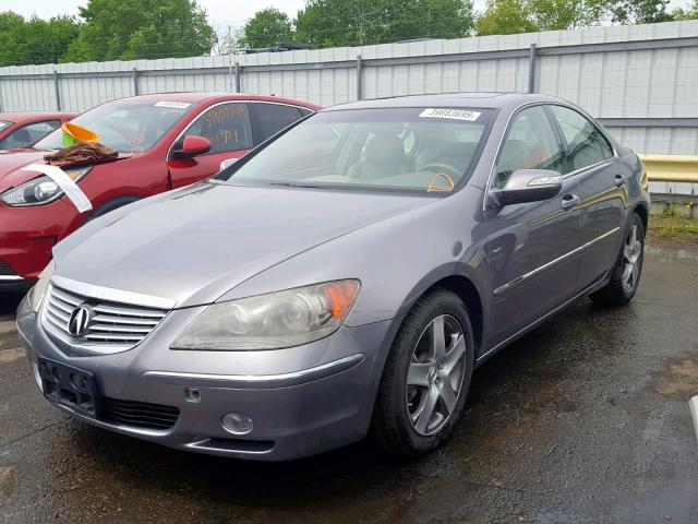 JH4KB16575C004627 - 2005 ACURA RL GRAY photo 2