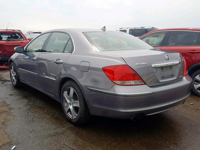 JH4KB16575C004627 - 2005 ACURA RL GRAY photo 3