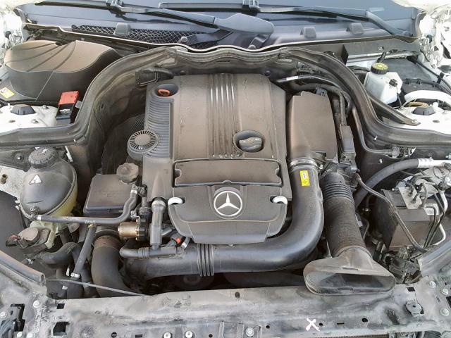 WDDGJ4HB8DG069191 - 2013 MERCEDES-BENZ C 250 WHITE photo 7