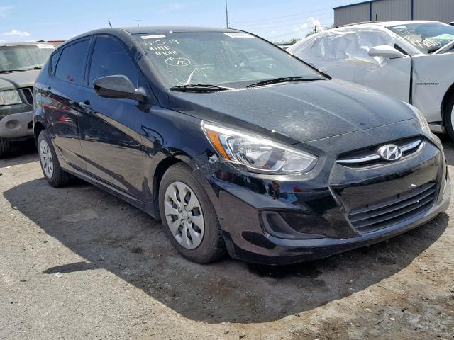 KMHCT5AE2GU272222 - 2016 HYUNDAI ACCENT SE BLACK photo 1