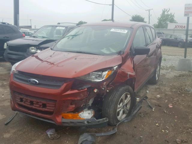 1FMCU0F7XFUC57217 - 2015 FORD ESCAPE S RED photo 2