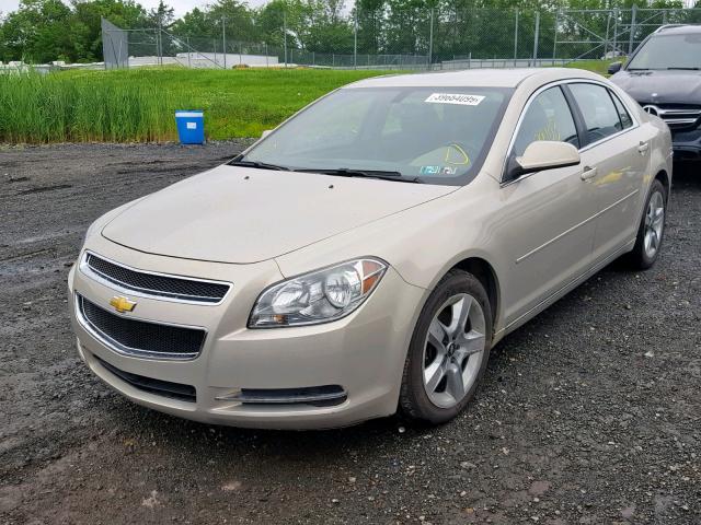 1G1ZC5EB3AF208354 - 2010 CHEVROLET MALIBU 1LT 棕色 照片 2