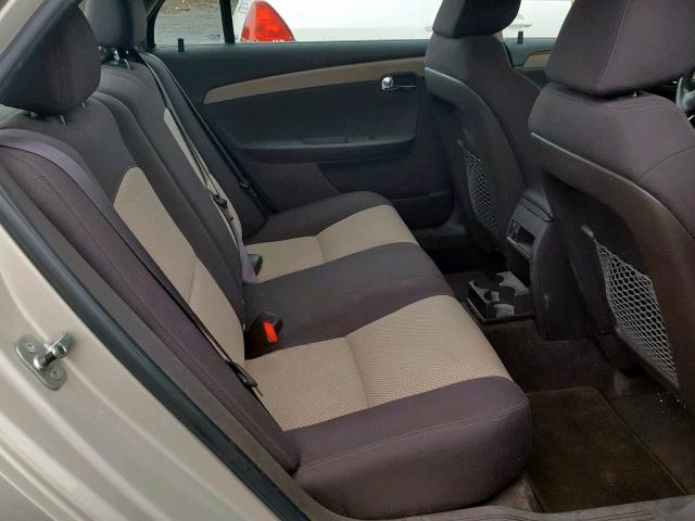 1G1ZC5EB3AF208354 - 2010 CHEVROLET MALIBU 1LT 棕色 照片 6