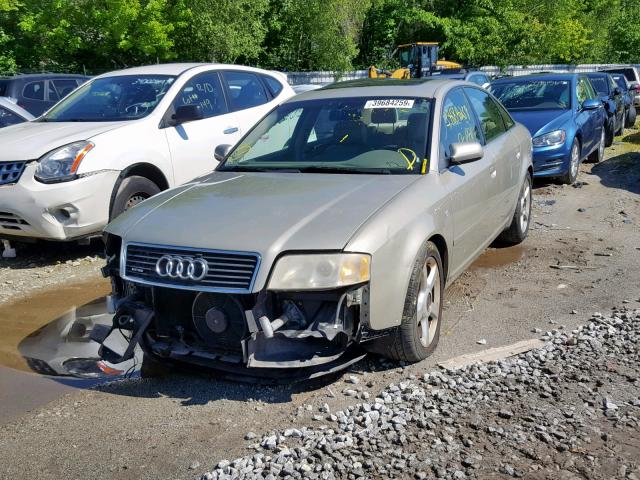 WAULD64B83N069197 - 2003 AUDI A6 2.7T QU GOLD photo 2