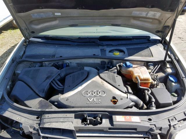 WAULD64B83N069197 - 2003 AUDI A6 2.7T QU GOLD photo 7