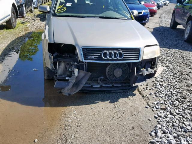 WAULD64B83N069197 - 2003 AUDI A6 2.7T QU GOLD photo 9