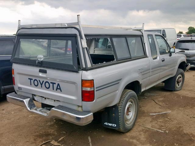 JT4VN13D2M5067798 - 1991 TOYOTA PICKUP 1/2 SILVER photo 4