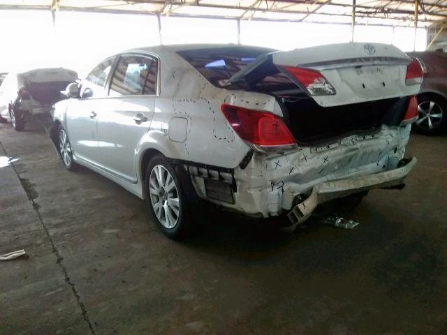 4T1BK3DB7BU376895 - 2011 TOYOTA AVALON BAS WHITE photo 3