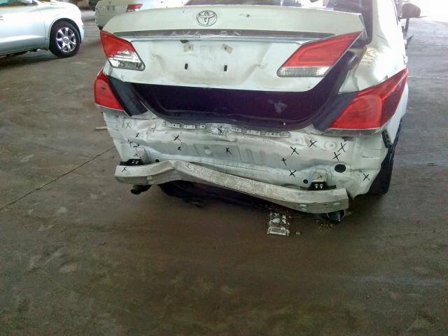 4T1BK3DB7BU376895 - 2011 TOYOTA AVALON BAS WHITE photo 9