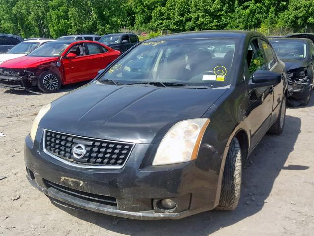 3N1AB61E98L607348 - 2008 NISSAN SENTRA 2.0 BLACK photo 2