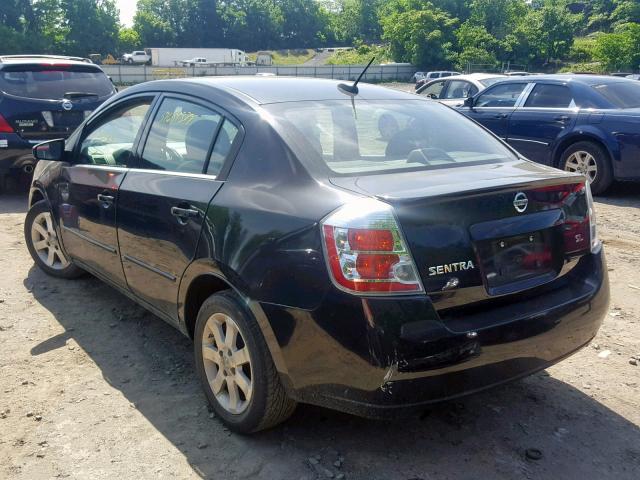 3N1AB61E98L607348 - 2008 NISSAN SENTRA 2.0 BLACK photo 3