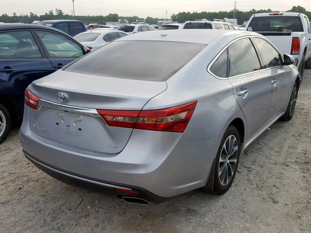 4T1BK1EB5JU285058 - 2018 TOYOTA AVALON XLE SILVER photo 4