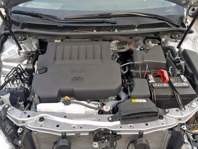 4T1BK1EB5JU285058 - 2018 TOYOTA AVALON XLE SILVER photo 7