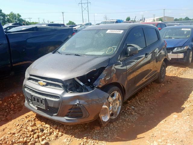 KL8CB6SA9GC622601 - 2016 CHEVROLET SPARK LS CHARCOAL photo 2