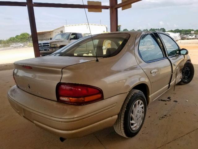 1B3EJ46C6YN213353 - 2000 DODGE STRATUS SE GOLD photo 4