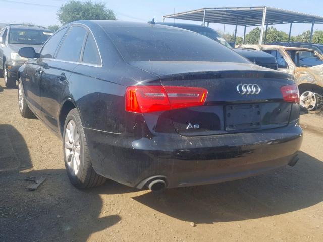 WAUFFAFC7DN137698 - 2013 AUDI A6 PREMIUM BLACK photo 3