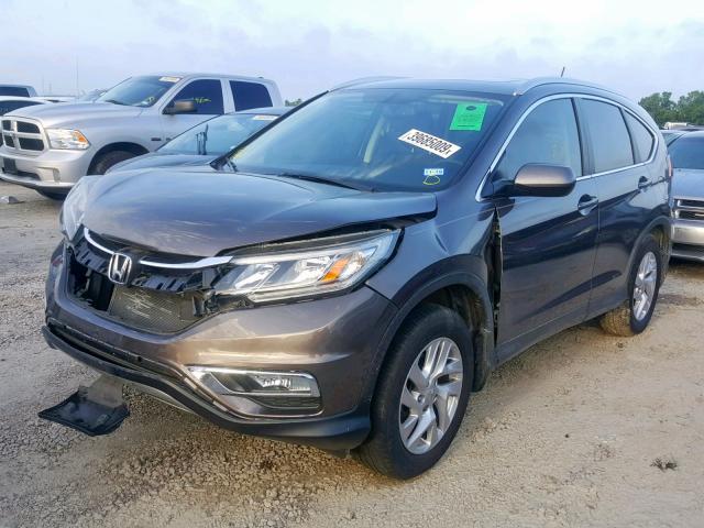 2HKRM3H73GH506871 - 2016 HONDA CR-V EXL GRAY photo 2