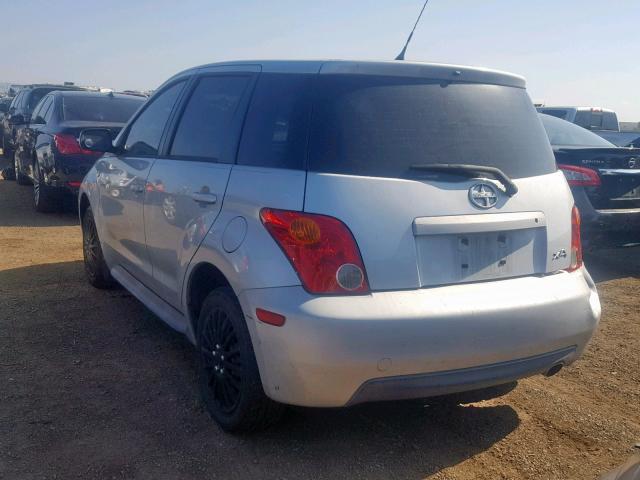 JTKKT624650086207 - 2005 TOYOTA SCION XA SILVER photo 3