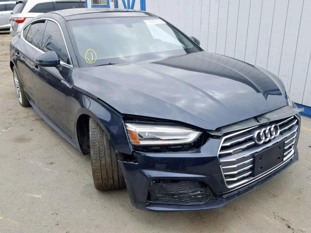 WAUFNCF56JA081482 - 2018 AUDI A5 PRESTIG BLUE photo 1