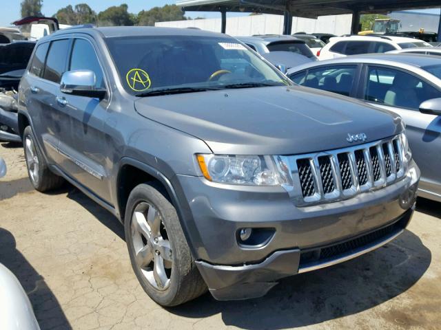 1C4RJFCG4CC288656 - 2012 JEEP GRAND CHER GRAY photo 1