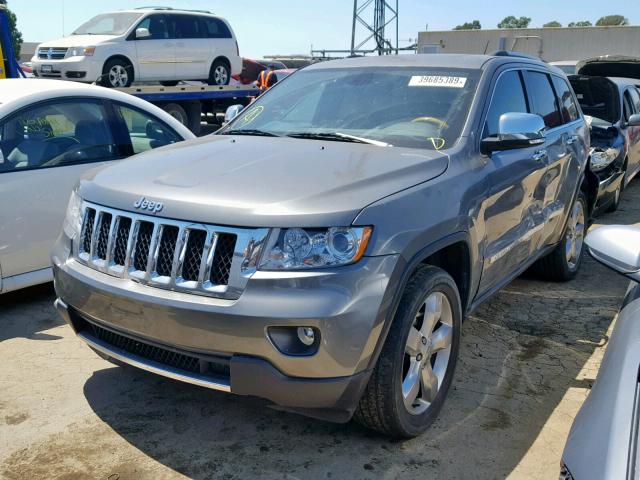 1C4RJFCG4CC288656 - 2012 JEEP GRAND CHER GRAY photo 2