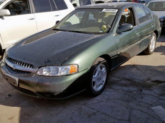 1N4DL01D5YC242812 - 2000 NISSAN ALTIMA XE GREEN photo 2