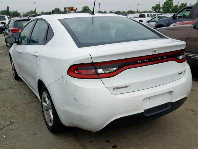 1C3CDFBB8FD370041 - 2015 DODGE DART SXT WHITE photo 3