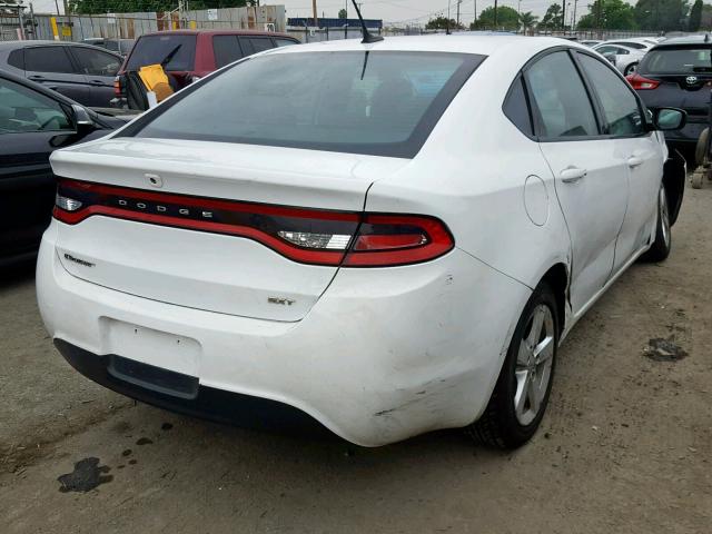 1C3CDFBB8FD370041 - 2015 DODGE DART SXT WHITE photo 4