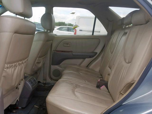 JT6HF10U6Y0162129 - 2000 LEXUS RX 300 GRAY photo 6