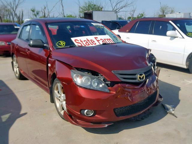 JM1BK343361536470 - 2006 MAZDA 3 HATCHBAC BURGUNDY photo 1