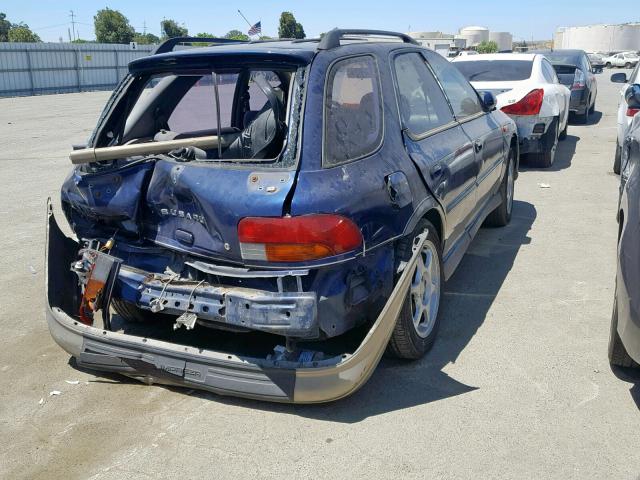 1FLGF485XYG810426 - 2000 SUBARU IMPREZA OU BLUE photo 4