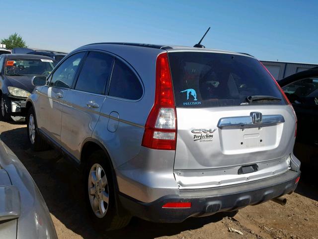 JHLRE48749C023524 - 2009 HONDA CR-V EXL SILVER photo 3