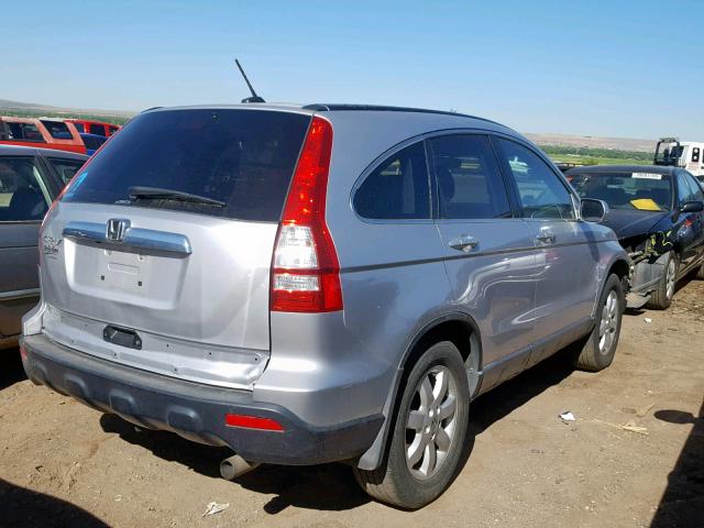 JHLRE48749C023524 - 2009 HONDA CR-V EXL SILVER photo 4