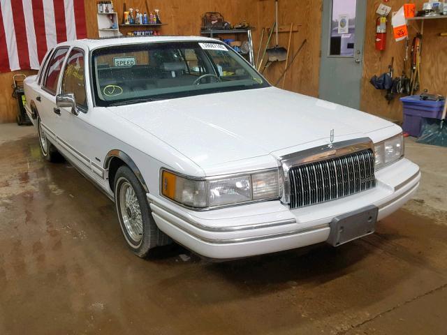 1LNLM81W3PY615944 - 1993 LINCOLN TOWN CAR E WHITE photo 1