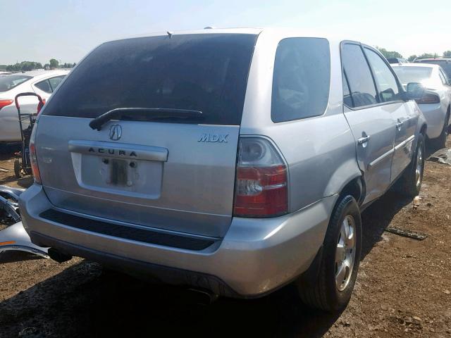 2HNYD18265H559259 - 2005 ACURA MDX SILVER photo 4