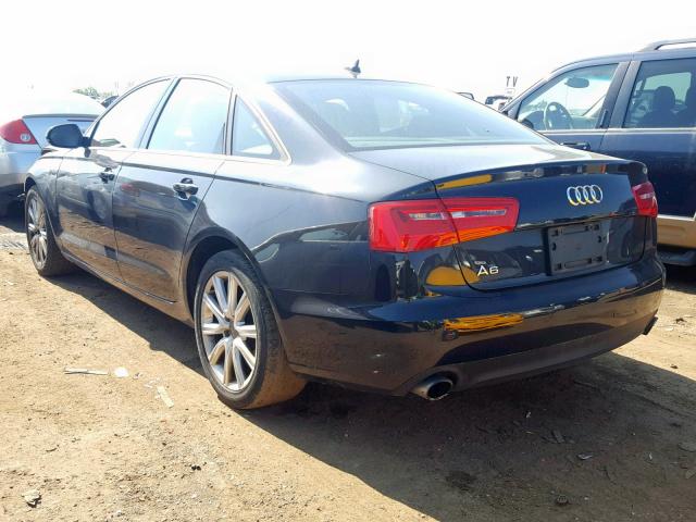 WAUGFAFC0DN087912 - 2013 AUDI A6 PREMIUM BLACK photo 3