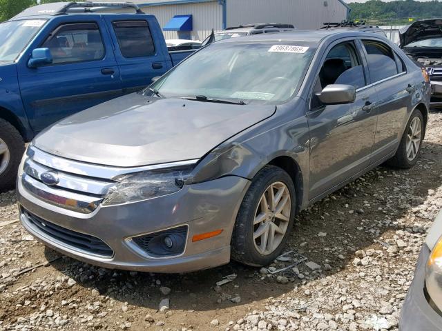 3FAHP0JG1AR152578 - 2010 FORD FUSION SEL BLACK photo 2