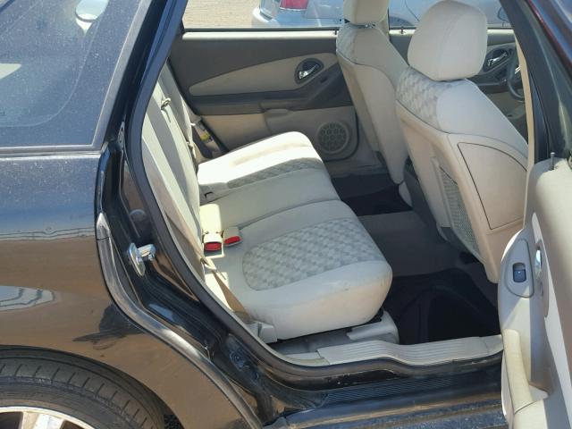 1G1ZT648X5F200155 - 2005 CHEVROLET MALIBU MAX შავი ფოტო 6