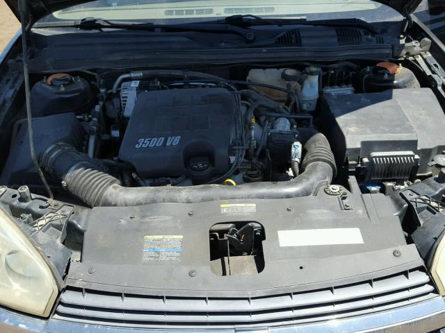 1G1ZT648X5F200155 - 2005 CHEVROLET MALIBU MAX შავი ფოტო 7