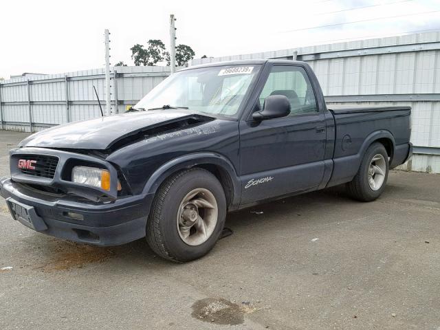 1GTCS14W2S8522449 - 1995 GMC SONOMA BLACK photo 2