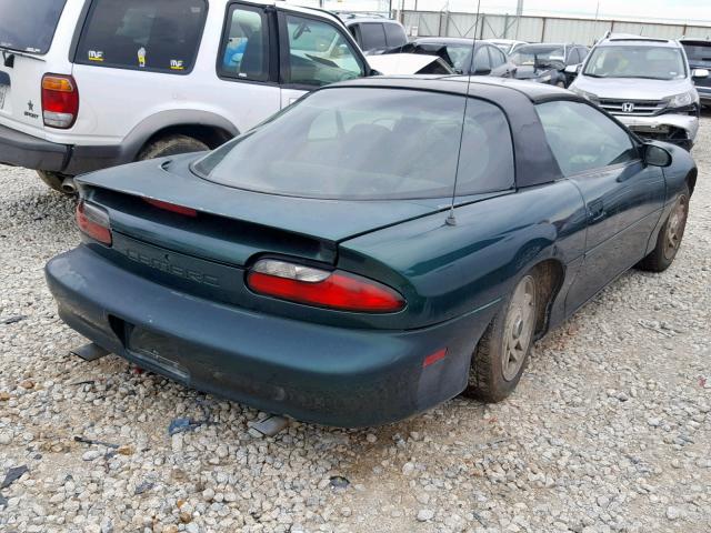 2G1FP22K3T2143536 - 1996 CHEVROLET CAMARO BAS GREEN photo 4