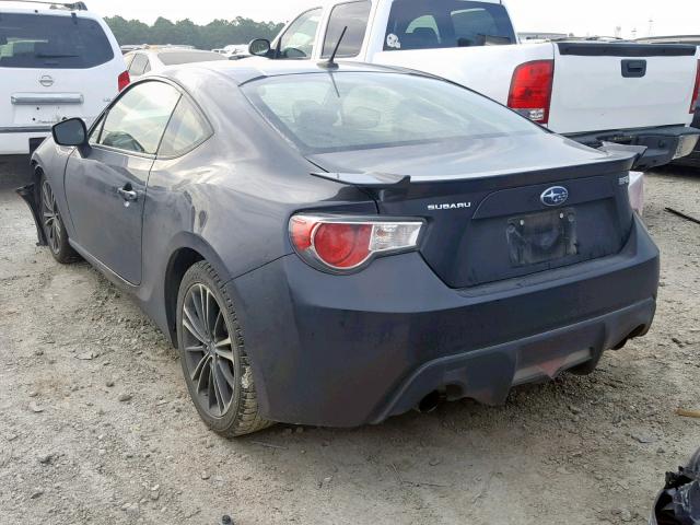 JF1ZCAC10E8606146 - 2014 SUBARU BRZ 2.0 LI CHARCOAL photo 3