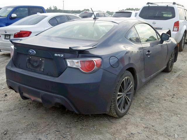 JF1ZCAC10E8606146 - 2014 SUBARU BRZ 2.0 LI CHARCOAL photo 4