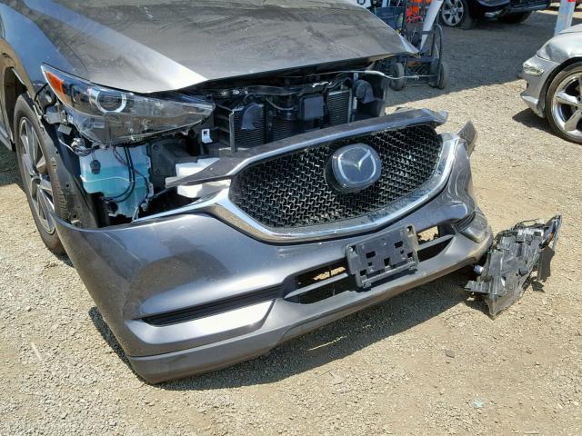 JM3KFACM2J1305241 - 2018 MAZDA CX-5 TOURI GRAY photo 9