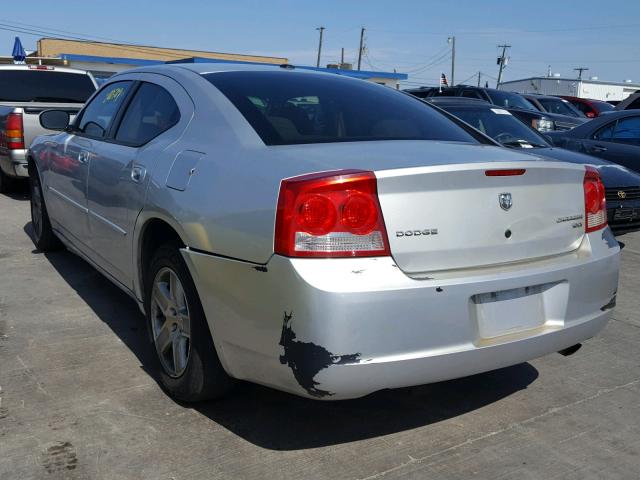 2B3CA3CV3AH290557 - 2010 DODGE CHARGER SX SILVER photo 3