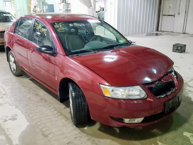 1G8AL58B17Z180667 - 2007 SATURN ION LEVEL MAROON photo 1