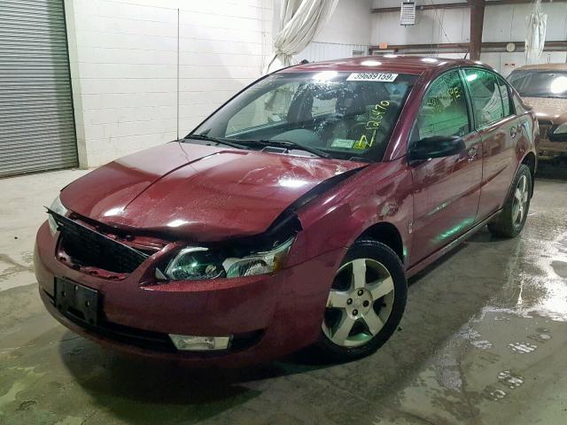 1G8AL58B17Z180667 - 2007 SATURN ION LEVEL MAROON photo 2