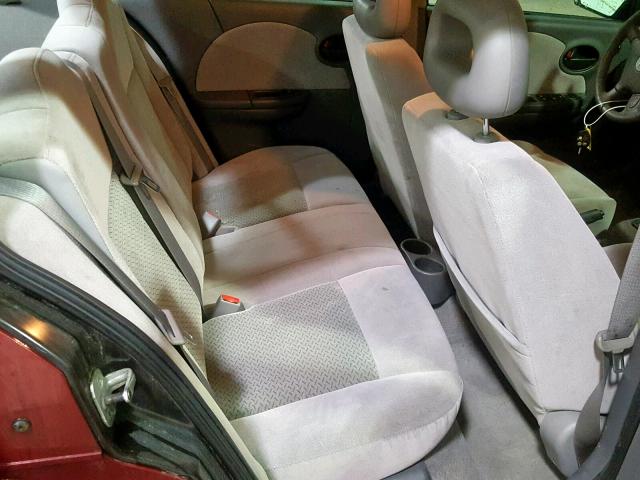 1G8AL58B17Z180667 - 2007 SATURN ION LEVEL MAROON photo 6