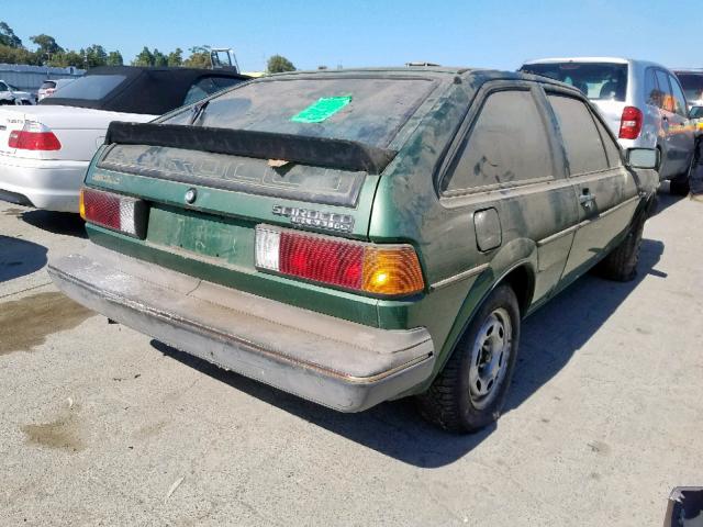 WVWCA0534CK035081 - 1982 VOLKSWAGEN SCIROCCO D GREEN photo 4